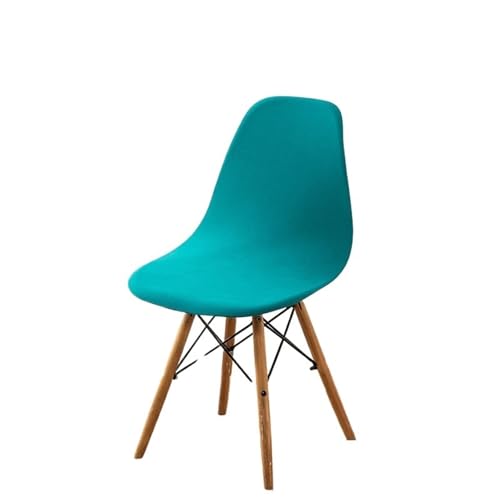xotoa Schlichter, moderner Stuhlbezug for Esszimmerstühle, Stretch-Stuhlbezug, oval, universelles Design, Polyesterfaser-Mischgewebe(Emeraldgreen,2 PCS) von xotoa