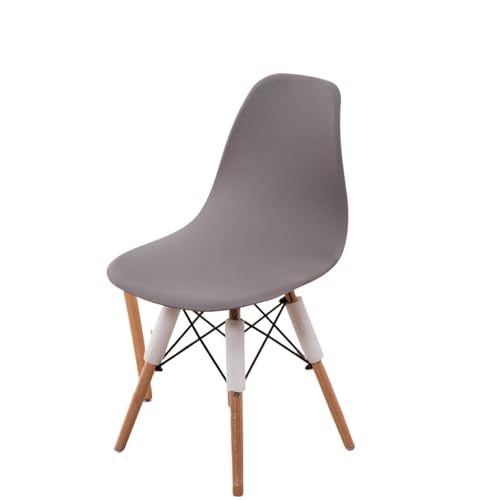 xotoa Schlichter, moderner Stuhlbezug for Esszimmerstühle, Stretch-Stuhlbezug, oval, universelles Design, Polyesterfaser-Mischgewebe(Gray,2 PCS) von xotoa