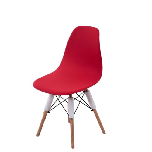xotoa Schlichter, moderner Stuhlbezug for Esszimmerstühle, Stretch-Stuhlbezug, oval, universelles Design, Polyesterfaser-Mischgewebe(Purplishred,4PCS) von xotoa