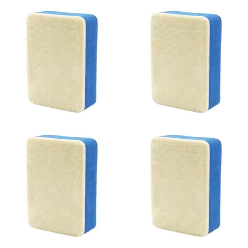 4 Stück Autopolierpads Auto Glasschwamm Wischtuch Wollfilzschwamm Auto Reinigungswerkzeug Zubehör Ölfilm Reiniger Für Ölfilmentfernung, Insektenkleberentfernung 4 Stück Autopolierpads Auto Glasschwamm Wischtuch Wollfilzschwamm Auto Reinigungswerkzeug Zubehör Ölfilm Reiniger Für Ölfilmentfernung, Insektenkleberentfernung von xowwyue