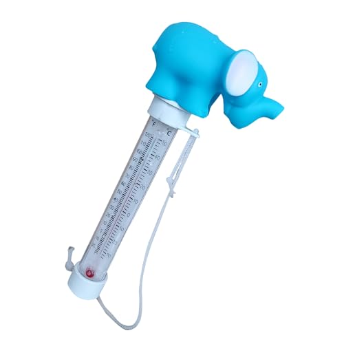 Schwimmendes Wasserthermometer Cartoon Tier Schwimmende Pool Thermometer Wasser Temperatur Thermometer Schwimmbadthermometer Mit Schnur, Für Spas Und Aquarien 7x10x21CM von xowwyue