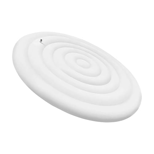 Spa Abdeckung Mit Griffen, Aufblasbare Poolabdeckung Runde PVC Thermoabdeckung Wind Und Regendichte Swimming Pool Cover Für Den Außenbereich, Staubschutzhülle 145 cm von xowwyue