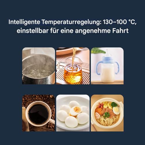 xowwyue Auto Elektrokocher | Edelstahl Trinkflasche,Thermostat Tragbarer Wasserkocher Für Truck Reisecamping Outdoor Auto Camping xowwyue Auto Elektrokocher | Edelstahl Trinkflasche,Thermostat Tragbarer Wasserkocher Für Truck Reisecamping Outdoor Auto Camping von xowwyue