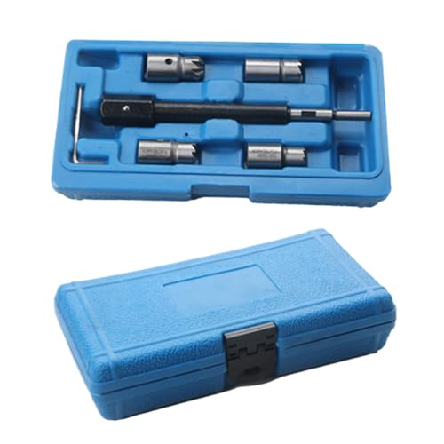 xowwyue Einspritzdüsen-Reinigungsset, Injektorsitz-Reinigungsset – multifunktionales Set mit 6 Reibahlen für Marine, Motorrad, Rasenmäher, Rennen xowwyue Einspritzdüsen-Reinigungsset, Injektorsitz-Reinigungsset – multifunktionales Set mit 6 Reibahlen für Marine, Motorrad, Rasenmäher, Rennen von xowwyue