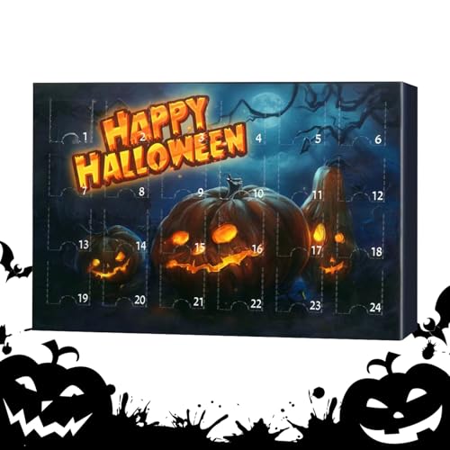 xowwyue Kalender 2025-24 Tage Kalender Mit Grusel-Figuren,24 Figuren Horror Puppen Kollektion Für Tägliches Zuhause Studium Fans Festtage Geburtstag Familie Arbeitsplatz Innenbereich Schlafzimmer von xowwyue