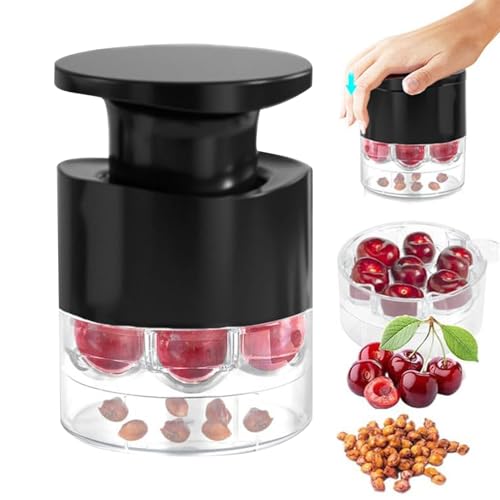 xowwyue Kirsch Entsteiner Multiple | 7 Löcher Entsteinungshelfer,Multifunktional Tragbarer Küchenhelfer Für Konfitüren Säfte Desserts Obst von xowwyue