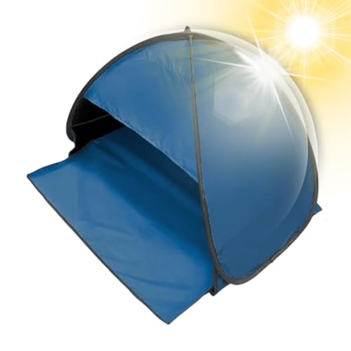 xowwyue Strandzelt Sonnenschutz,Gesichts- und Kopfschutz mit Sonnendach - Persönlicher Unterschlupf mit Kopfstütze und Baldachin für Outdoor Aktivitäten wie Angeln Camping Picknick Wandern und Garten von xowwyue