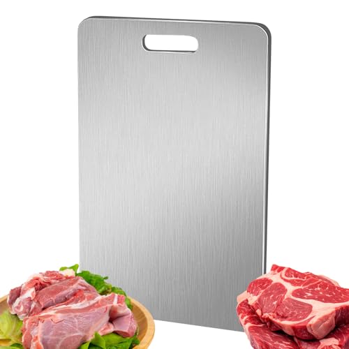 xowwyue Titan Schneidebrett,Doppelseitige Gemüseschneideunterlage - Aufhängbares Tragbares Schneidebrett für Kochen Camping Wohnwagen Zuhause Hochzeit Einweihungsparty Outdoor Fleisch Obst xowwyue Titan Schneidebrett,Doppelseitige Gemüseschneideunterlage - Aufhängbares Tragbares Schneidebrett für Kochen Camping Wohnwagen Zuhause Hochzeit Einweihungsparty Outdoor Fleisch Obst von xowwyue