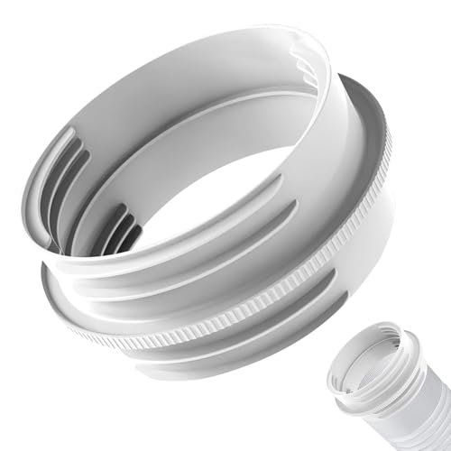 xowwyue Tragbare AC Abluftschlauch Kupplung - Für 13 Cm Und 15 Cm Abluftschlauch Adapter - Montage Adapter Dicht Für Garage Fenster Schiebefenster Einsatz von xowwyue