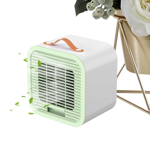xowwyue Tragbares Persönliches Klimagerät | Kompakter Tischventilator Mit Eingebauter Klimaanlage,3 Geschwindigkeitsstufen Batteriebetrieben Für Kühlung In Innenräumen Und Im Freien Für Schlafzimmer von xowwyue