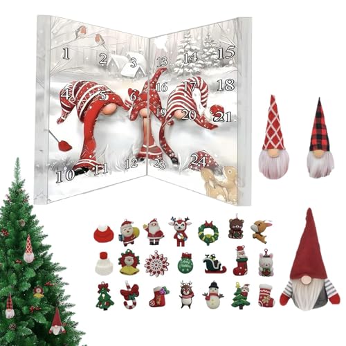 xowwyue Zwergen-Countdown-Kalender – Sammlerstücke, Kamindekoration, festliche Ornamente, Zwergpuppen für Weihnachtsbaum, Tischdekoration, Tischdekoration, 24-Tage-Countdown-Kalender für Erwachsene xowwyue Zwergen-Countdown-Kalender – Sammlerstücke, Kamindekoration, festliche Ornamente, Zwergpuppen für Weihnachtsbaum, Tischdekoration, Tischdekoration, 24-Tage-Countdown-Kalender für Erwachsene von xowwyue