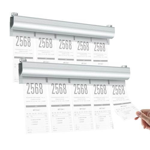 Bonleiste Gastronomie Selbstklebend - Bonhalter Bonschiene Selbstklebend Aluminium Klemmleiste 20cm Notizleiste Kombinierbar Bonhalter für Küche Ticket Bar Büro Bestellung, 2 Stück Bonleiste Gastronomie Selbstklebend - Bonhalter Bonschiene Selbstklebend Aluminium Klemmleiste 20cm Notizleiste Kombinierbar Bonhalter für Küche Ticket Bar Büro Bestellung, 2 Stück von xtemtoamz