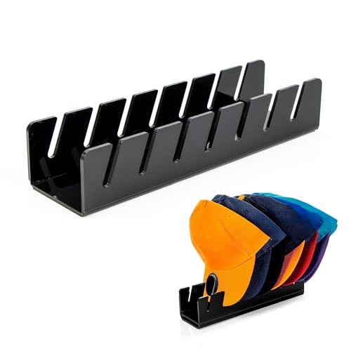 Huthalter Cap Halterung - Acryl Hutständer Aufbewahrung Basecap Halter, Desktop Baseballkappen Organizer, zur Präsentation von Baseballkappen, Kann Gespeichert Werden 7 Hüte Aufbewahren, Schwarz Huthalter Cap Halterung - Acryl Hutständer Aufbewahrung Basecap Halter, Desktop Baseballkappen Organizer, zur Präsentation von Baseballkappen, Kann Gespeichert Werden 7 Hüte Aufbewahren, Schwarz von xtemtoamz
