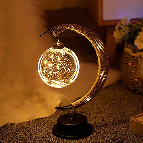 Verzauberte Lunar-Lampe, hängende LED-Mondlampe, Tischlampe, Dekoration, Lampe, Schlafzimmer-Dekoration von BLOOOK