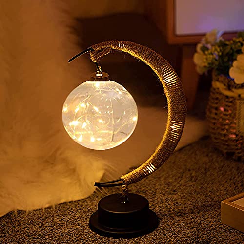 Verzauberte Lunar-Lampe, hängende LED-Mondlampe, Tischlampe, Dekoration, Lampe, Schlafzimmer-Dekoration von BLOOOK