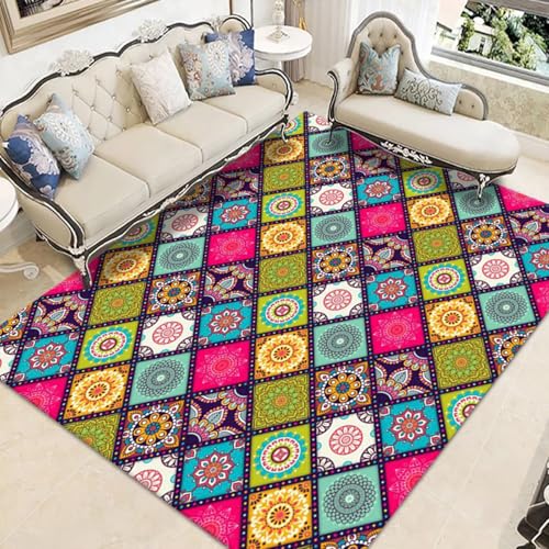 Bohemian Mandala Style Teppich für Wohnzimmer Schlafzimmer Vintage Ethno-Dekor Teppiche Bohemian Mandala Style Teppich für Wohnzimmer Schlafzimmer Vintage Ethno-Dekor Teppiche von xueneige