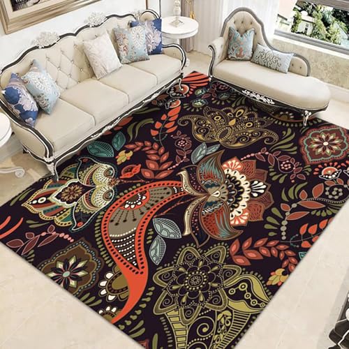 Bohemian Mandala Style Teppich für Wohnzimmer Schlafzimmer Vintage Ethno-Dekor Teppiche von xueneige