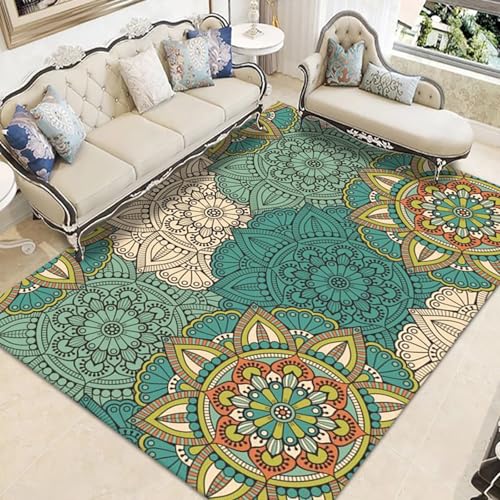 Bohemian Mandala Style Teppich für Wohnzimmer Schlafzimmer Vintage Ethno-Dekor Teppiche Bohemian Mandala Style Teppich für Wohnzimmer Schlafzimmer Vintage Ethno-Dekor Teppiche von xueneige