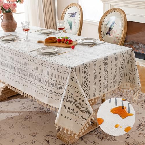 Tischdecke im Bohème-Stil mit kunstvollen Mustern Tischdecke im Ethno-Stil Picknick-Utensilien Familienessen Küchenartikel von xueneige