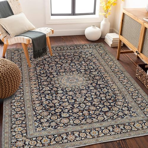 Traditioneller mehrfarbiger Teppich im Boho-Stil Vintage-Teppiche Persische ethnische Muster Matte für Wohnzimmer Schlafzimmer Weicher Orientteppich Pflegeleichter Flor Traditioneller mehrfarbiger Teppich im Boho-Stil Vintage-Teppiche Persische ethnische Muster Matte für Wohnzimmer Schlafzimmer Weicher Orientteppich Pflegeleichter Flor von xueneige