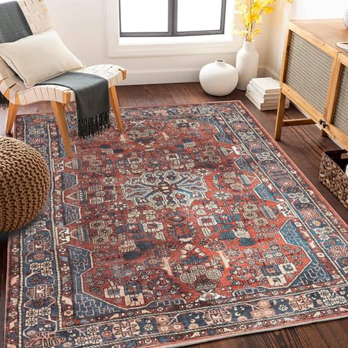 Traditioneller mehrfarbiger Teppich im Boho-Stil Vintage-Teppiche Persische ethnische Muster Matte für Wohnzimmer Schlafzimmer Weicher Orientteppich Pflegeleichter Flor Traditioneller mehrfarbiger Teppich im Boho-Stil Vintage-Teppiche Persische ethnische Muster Matte für Wohnzimmer Schlafzimmer Weicher Orientteppich Pflegeleichter Flor von xueneige