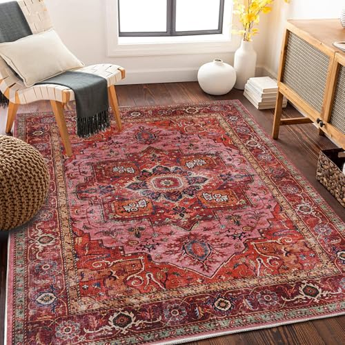 Traditioneller mehrfarbiger Teppich im Boho-Stil Vintage-Teppiche Persische ethnische Muster Matte für Wohnzimmer Schlafzimmer Weicher Orientteppich Pflegeleichter Flor Traditioneller mehrfarbiger Teppich im Boho-Stil Vintage-Teppiche Persische ethnische Muster Matte für Wohnzimmer Schlafzimmer Weicher Orientteppich Pflegeleichter Flor von xueneige