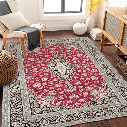 Traditioneller mehrfarbiger Teppich im Boho-Stil Vintage-Teppiche Persische ethnische Muster Matte für Wohnzimmer Schlafzimmer Weicher Orientteppich Pflegeleichter Flor Traditioneller mehrfarbiger Teppich im Boho-Stil Vintage-Teppiche Persische ethnische Muster Matte für Wohnzimmer Schlafzimmer Weicher Orientteppich Pflegeleichter Flor von xueneige
