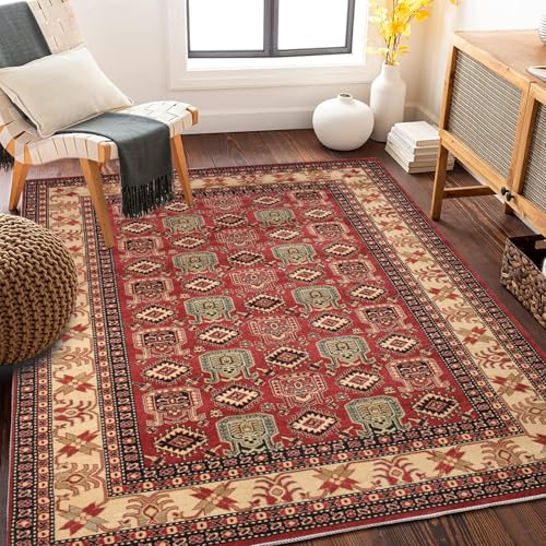 Traditioneller mehrfarbiger Teppich im Boho-Stil Vintage-Teppiche Persische ethnische Muster Matte für Wohnzimmer Schlafzimmer Weicher Orientteppich Pflegeleichter Flor Traditioneller mehrfarbiger Teppich im Boho-Stil Vintage-Teppiche Persische ethnische Muster Matte für Wohnzimmer Schlafzimmer Weicher Orientteppich Pflegeleichter Flor von xueneige