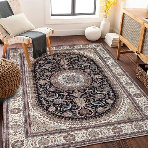 Traditioneller mehrfarbiger Teppich im Boho-Stil Vintage-Teppiche Persische ethnische Muster Matte für Wohnzimmer Schlafzimmer Weicher Orientteppich Pflegeleichter Flor Traditioneller mehrfarbiger Teppich im Boho-Stil Vintage-Teppiche Persische ethnische Muster Matte für Wohnzimmer Schlafzimmer Weicher Orientteppich Pflegeleichter Flor von xueneige