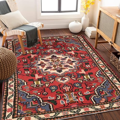 Traditioneller mehrfarbiger Teppich im Boho-Stil Vintage-Teppiche Persische ethnische Muster Matte für Wohnzimmer Schlafzimmer Weicher Orientteppich Pflegeleichter Flor Traditioneller mehrfarbiger Teppich im Boho-Stil Vintage-Teppiche Persische ethnische Muster Matte für Wohnzimmer Schlafzimmer Weicher Orientteppich Pflegeleichter Flor von xueneige