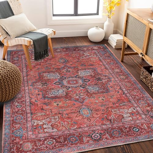 Traditioneller mehrfarbiger Teppich im Boho-Stil Vintage-Teppiche Persische ethnische Muster Matte für Wohnzimmer Schlafzimmer Weicher Orientteppich Pflegeleichter Flor Traditioneller mehrfarbiger Teppich im Boho-Stil Vintage-Teppiche Persische ethnische Muster Matte für Wohnzimmer Schlafzimmer Weicher Orientteppich Pflegeleichter Flor von xueneige