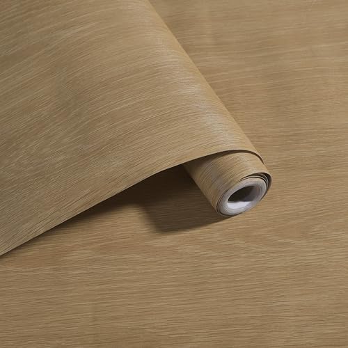xupingjiti Selbstklebend Tapete Holz Wandpapier Selbstklebende Wandaufkleber Holzoptik Klebefolie Möbel 40x1000cm Holzfolie Möbelfolie Selbstklebende Folie für Möbel Küche Schrank Wasserdicht von xupingjiti