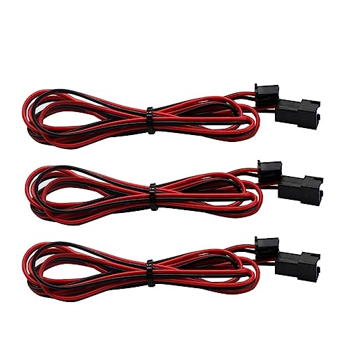 10PCS 3D Drucker Teile Lüfter Verlängerung Kabel 1M Draht Länge Verbindung Linie 2pin Xh2.54 Weiblich Männlich Stecker von xuyuyan