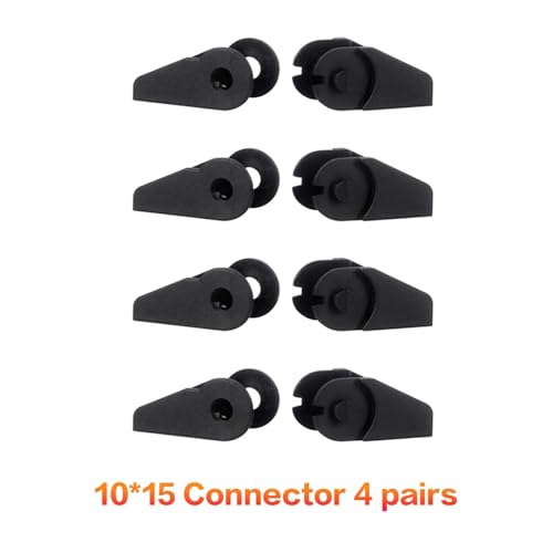 3D-Druckerteile Brückenkabelkette 10x11mm Drahtübertragungsträger Kunststoffschleppseil Schwarzes Nylonkabel(10x15 Joint 4 pairs) von xuyuyan