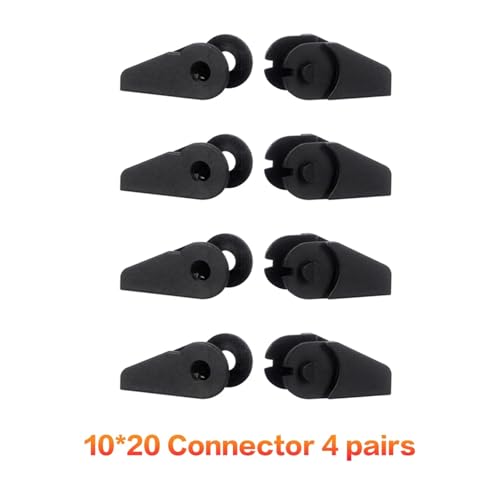 3D-Druckerteile Brückenkabelkette 10x11mm Drahtübertragungsträger Kunststoffschleppseil Schwarzes Nylonkabel(10x20 Joint 4 pairs) von xuyuyan