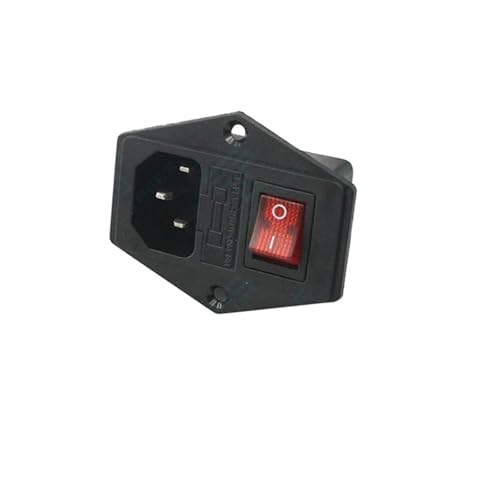 3D-Druckerteile Zubehör Wippschalter Netzanschlussstecker Netzsteckdose Schalter Spannung Strom 15 A 220 V / 110 V(Type2,5PCS) von xuyuyan