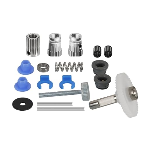 Dual Drive Gear Upgrade Kit aus gehärtetem Stahl Extruder Drivegear for Extruder for Prusa I3 3D-Drucker Extruder(Stainless steel) von xuyuyan