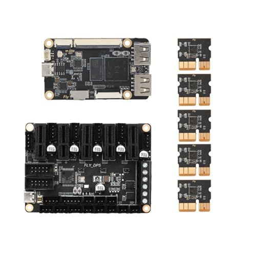 Fly-DP5-Steuerplatine 32-Bit-ARM-Chip, PCIe, RGB-Treiber, CAN-Bus, DIAG-Homing und Klipper-Unterstützung for DIY-3D-Druckerteile(Set2) von xuyuyan