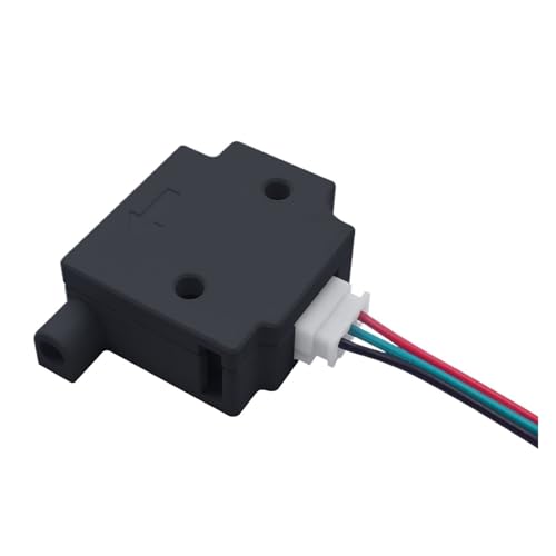 Modul zur Erkennung von Filamentbrüchen mit 1 m langem Kabel, Auslaufsensor, Materialinspektionsschalter, 3D-Sensordetektor, 3D-Druckerteile(Black) von xuyuyan