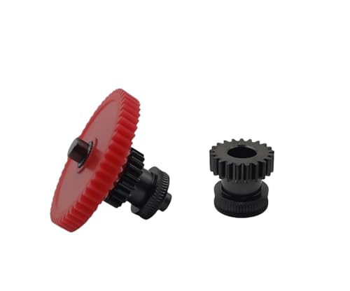 Neptune 4/Pro/Plus/Max Extruder Gear Kit Upgrade-Teile aus gehärtetem Formstahl for Neptune 4 Series Extruder 3D-Druckteile(Red Gear Set) von xuyuyan