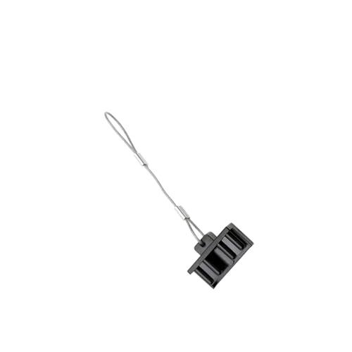xuyuyan 2Pcs Hohe Qualität 120A 600V Stecker Zubehör Harte Staub Abdeckung for 2 Pin Gabelstapler Batterie Power Stecker(Black) von xuyuyan