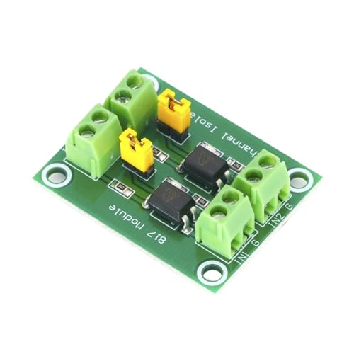 xuyuyan PC817 3,6-30 V 2 4-Kanal-Optokoppler-Isolationsplatine Spannungswandler-Adaptermodul Treiber Photoelektrisches Isoliermodul 817(2 channel) von xuyuyan