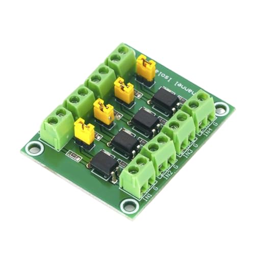 xuyuyan PC817 3,6-30 V 2 4-Kanal-Optokoppler-Isolationsplatine Spannungswandler-Adaptermodul Treiber Photoelektrisches Isoliermodul 817(4 channel) von xuyuyan