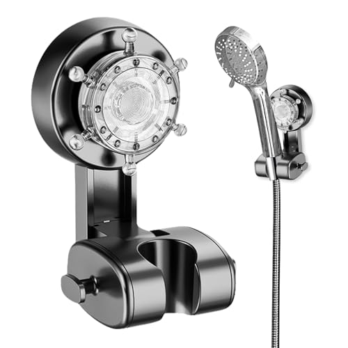 Duschkopfhalterung Saugnapf, Shower Head Holder, Universall Ablage Dusche Ohne Bohren, Saugnapf Shower Head Holder, Universal Duschkopfhalterung Saugnapf, HöHenverstellbar BadzubehöR, Grau Duschkopfhalterung Saugnapf, Shower Head Holder, Universall Ablage Dusche Ohne Bohren, Saugnapf Shower Head Holder, Universal Duschkopfhalterung Saugnapf, HöHenverstellbar BadzubehöR, Grau von xyuayamz