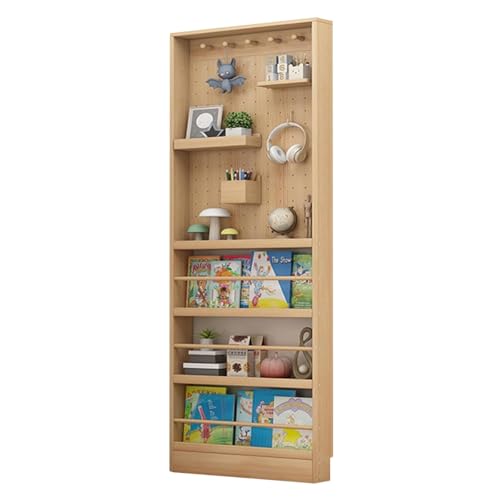 Bücherregal, Wandhalterung for Bücherregale hinter der Tür, platzsparender versteckter Stauraum hinter der Tür mit Lochplatten-Bücheraufbewahrungsschrank for Schlafzimmer, Wohnzimmer(Yellow,23.6x3.9x7 von xywlmiegen