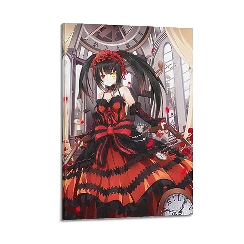 xze Anime Date A Live Poster Zimmer Dekorative Leinwand Poster Ästhetischer Posterdruck Wandkunst Dekor Poster 20 x 30 cm Rahmen Stil von xze