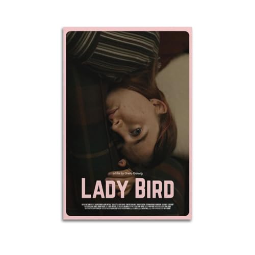 xze Lady Bird Poster Zimmer Dekorative Leinwand Poster Ästhetischer Posterdruck Wandkunst Dekor Poster 20 x 30 cm Unrahmen von xze