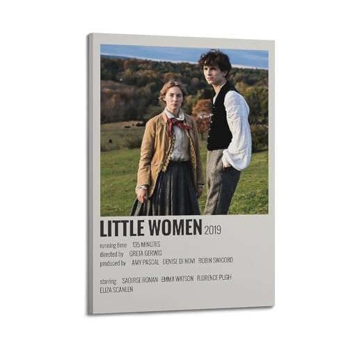 xze Little Women Poster Zimmer Dekorative Leinwand Poster Ästhetischer Posterdruck Wandkunst Dekor Poster 30 x 45 cm Rahmen Stil von xze