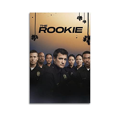 xze The Rookie TV-Serie, Poster, Raumdekoration, Leinwand, Poster, ästhetischer Posterdruck, Wandkunst, Dekoration, Poster, 40 x 60 cm, ungerahmt von xze