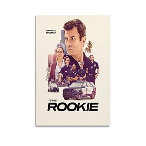 xze The Rookie TV-Serie, Poster, Raumdekoration, Leinwand, Poster, ästhetischer Posterdruck, Wandkunst, Dekoration, Poster, 50 x 75 cm, ungerahmt von xze